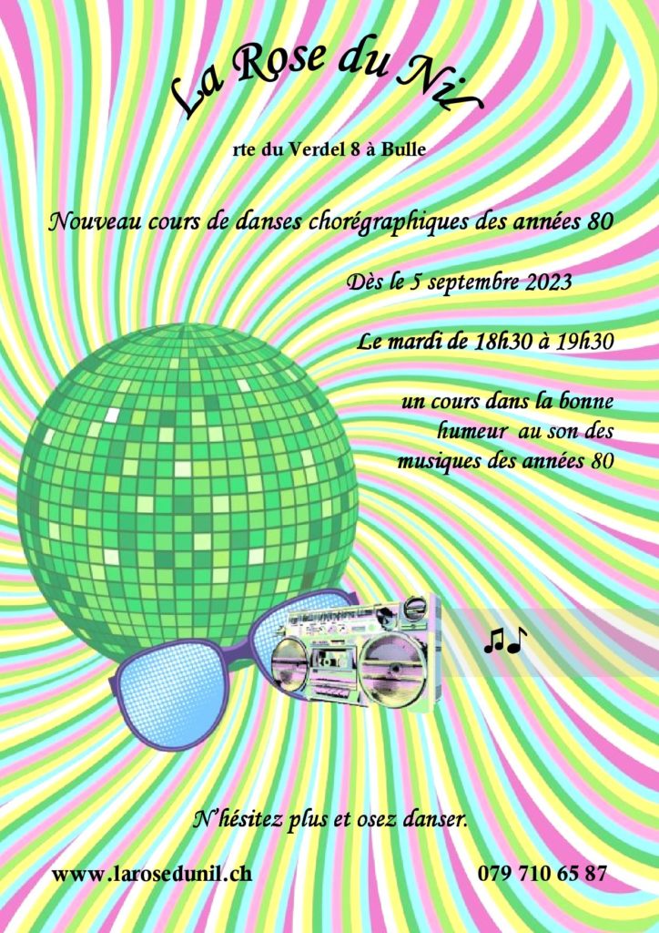 Cours de danse années 80